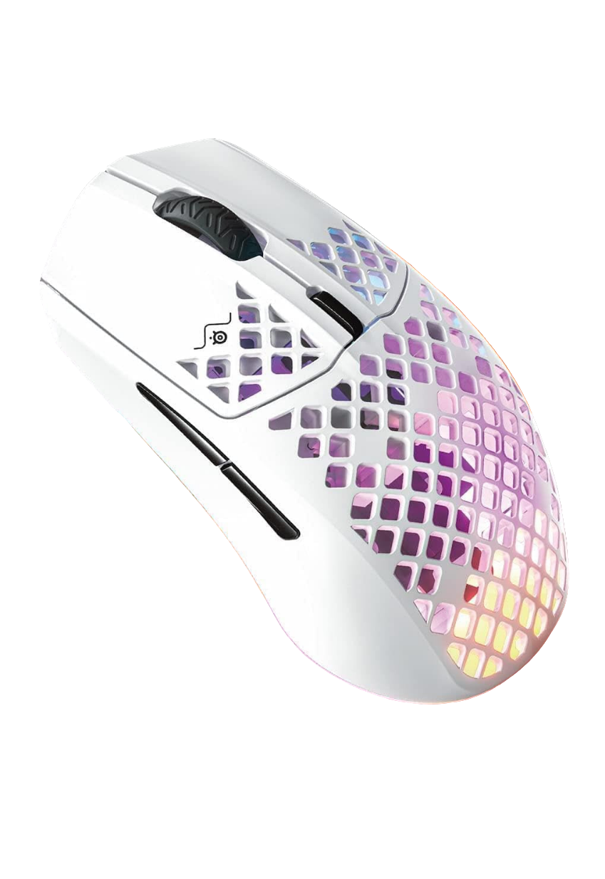 Aerox 3 Wireless - Super Light Gaming Mouse - 18,000 CPI Truemove Air Optical Sensor - Ultra-Lightweight 68G Water Resistant Design - 200 Hour Battery Life – Snow